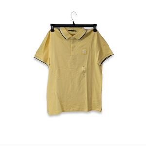 Michael Kors striped trim polo shirt NWT